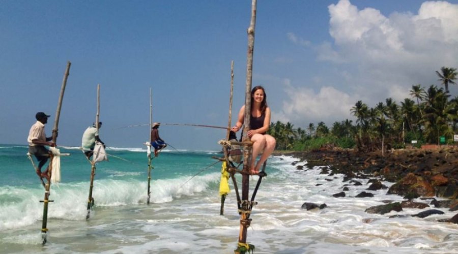 Stilt fishing