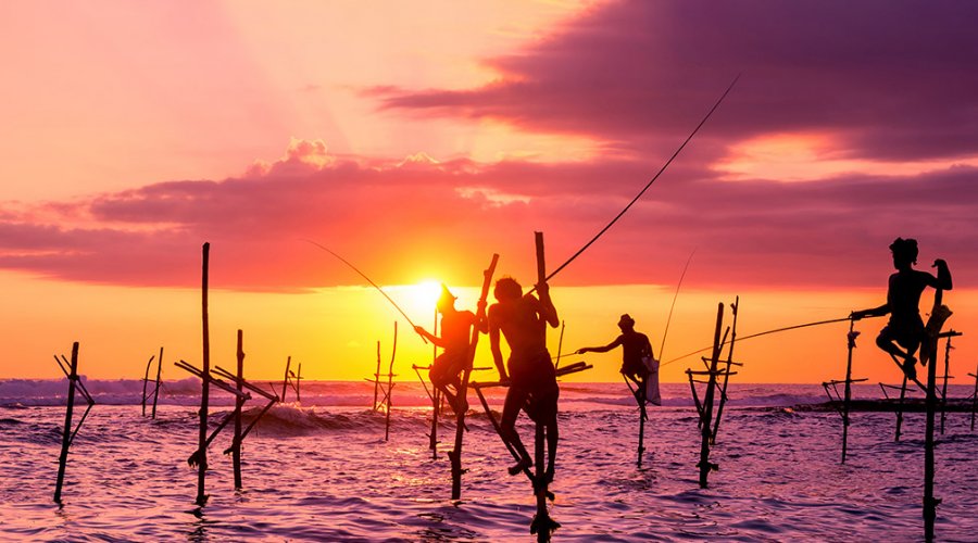 Stilt fishing