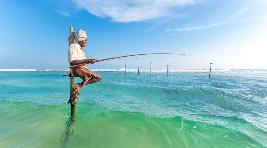 Stilt fishing