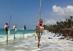 Stilt fishing