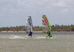 windsurfing