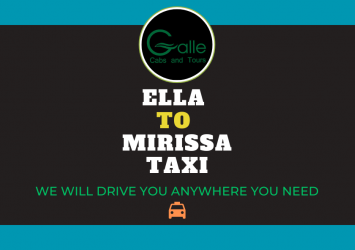 Ella to Mirissa Taxi